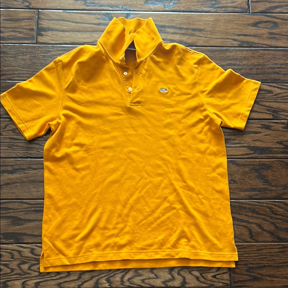 Lacoste Vibrant Pumpkin Polo Shirt with Classic Collar